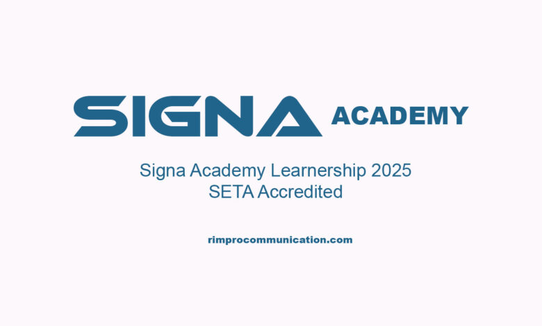 Unlock Your Future with Signa Academy Learnership 2025: SETA-Accredited Programs